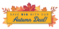Up to $500 Off During Our Autumn Deal!