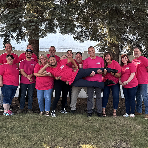 October Office group photo - Fun